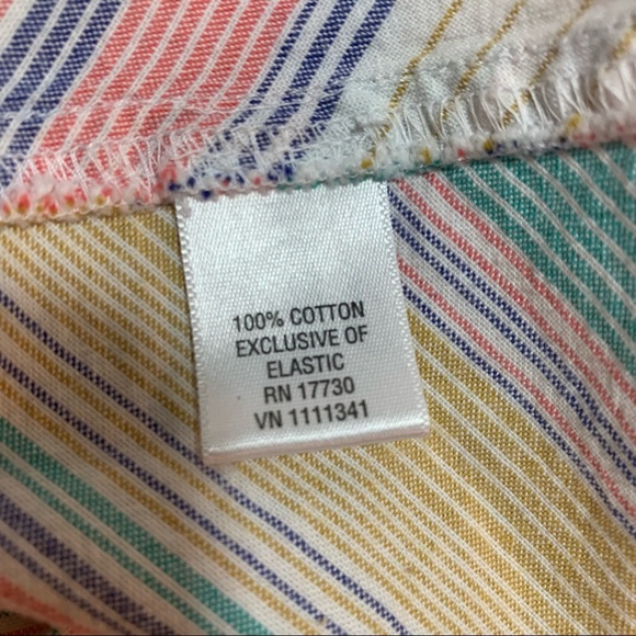 Mossimo Pastel Rainbow Chevron mini Dress Striped Strapless - Picture 10 of 14